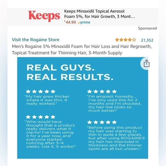 🆕 3 month supply of rogaine for men -foam - Picture 5 of 7